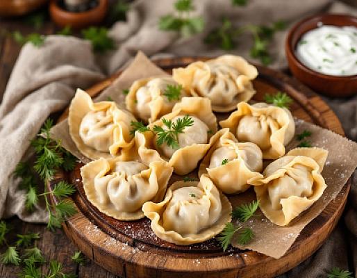 Пельмени домашние из говядины