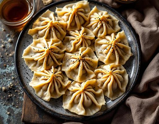 Хинкали с говядиной (10 шт)